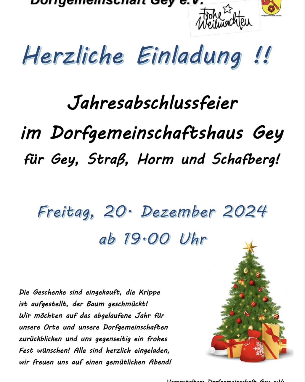 Dorfgemeinschaft Gey e.V.