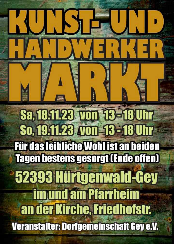 Kunst- und Handwerkermarkt