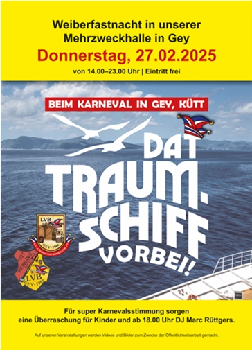 Musikverein "Rheinklaenge" Gey e. V., KG Löstige vom Bierkeller Gey e. V.